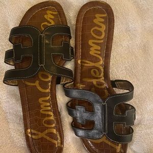 New Sam Edelman Black Slides